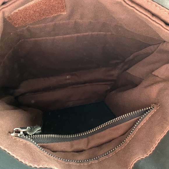 POL Hunter Green Leather Backpack - Picture 7 of 10